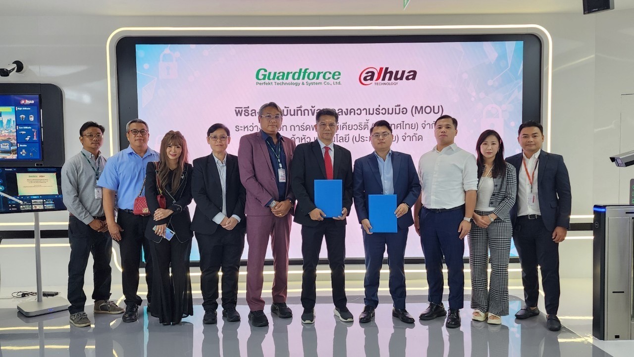 Group Photo for Guardforce Thailand and Dahua MOU Signing activity